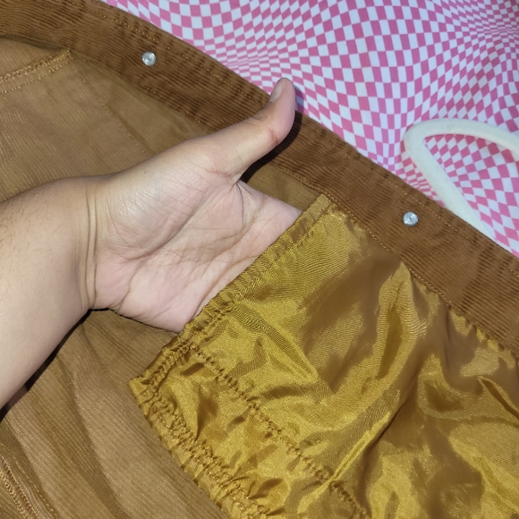 Rusty Orange Brown Curdoroy Jacket Sky & Sparrow - Picture 5 of 5